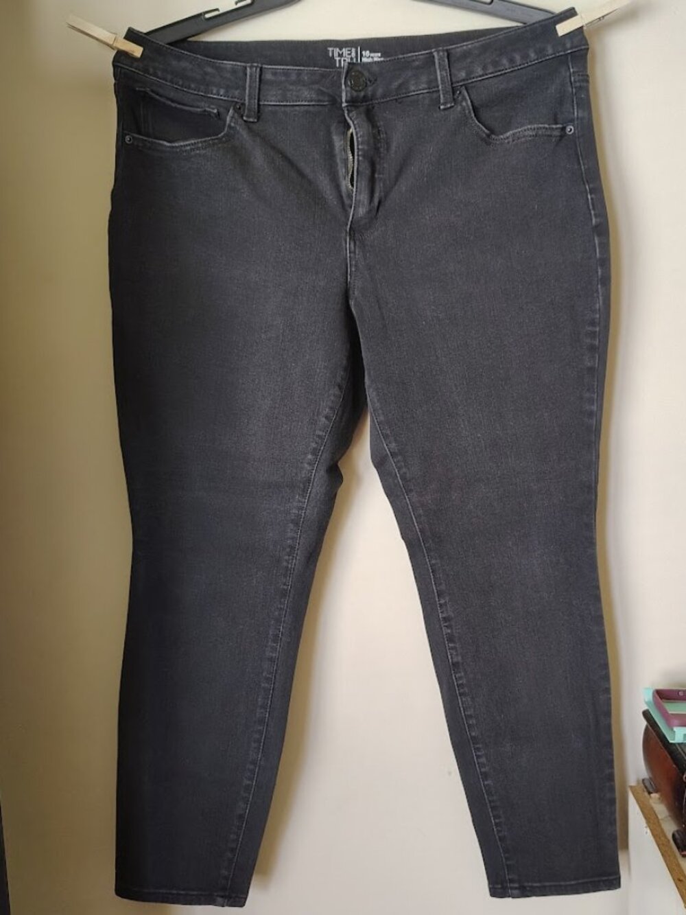 Women's 'Time and Tru' High Rise Skinny Jeans Size 16 Petite
